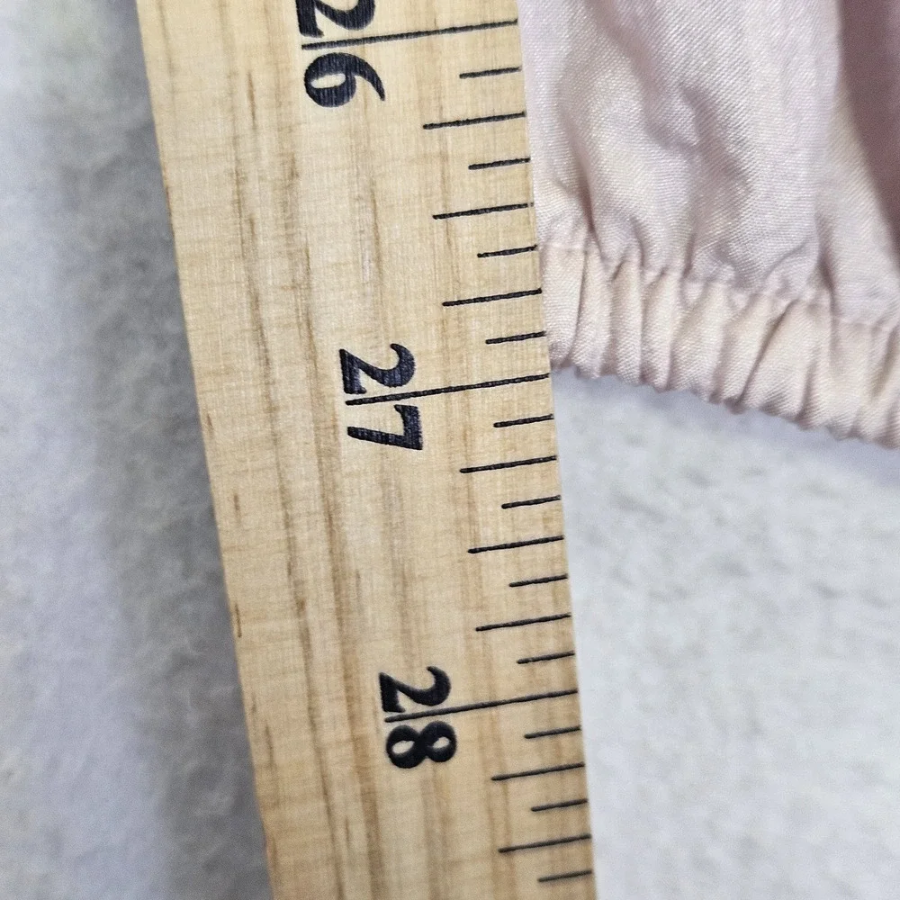 Athleta Girl Daybreak Jogger XL 14 Pink Athleisure Mesh Lined Crinkle Nylon Pant